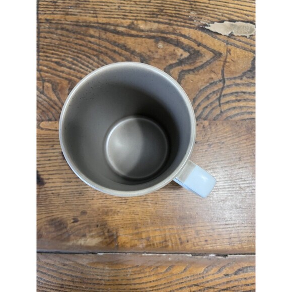 Starbucks Mugs 2 Mug Set.  Tan With White Handle And Metallic.  Excellent - Picture 6 of 8